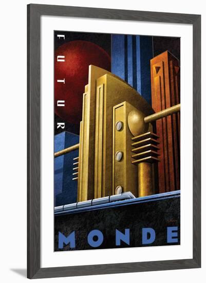 Futur Monde-Michael L^ Kungl-Framed Art Print