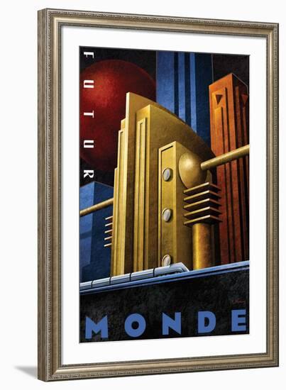 Futur Monde-Michael L^ Kungl-Framed Art Print