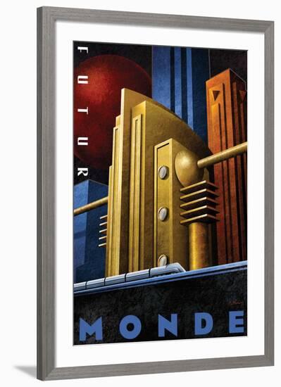 Futur Monde-Michael L^ Kungl-Framed Art Print