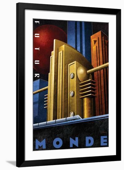 Futur Monde-Michael L^ Kungl-Framed Art Print