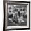 Future Atty. Gen. Robert Kennedy Posing with Wife and Children in Front of Their Hickory Hill Home-Paul Schutzer-Framed Photographic Print