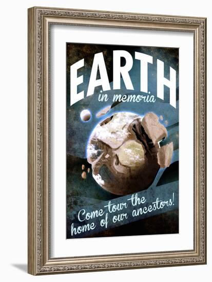 Future Earth, Tour the Home of Our Ancestors-Lynx Art Collection-Framed Art Print