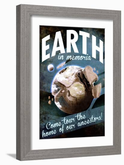 Future Earth, Tour the Home of Our Ancestors-Lynx Art Collection-Framed Art Print