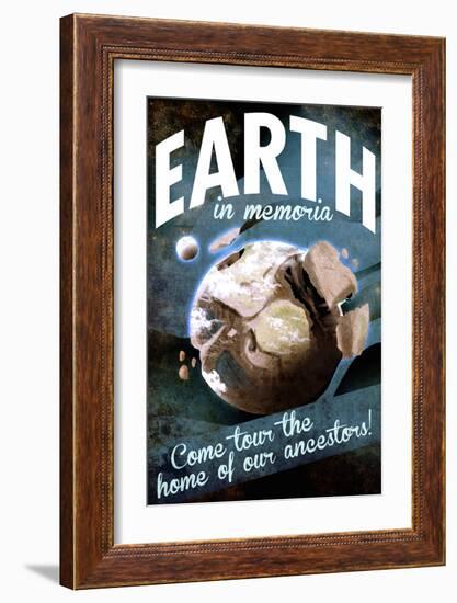 Future Earth, Tour the Home of Our Ancestors-Lynx Art Collection-Framed Art Print