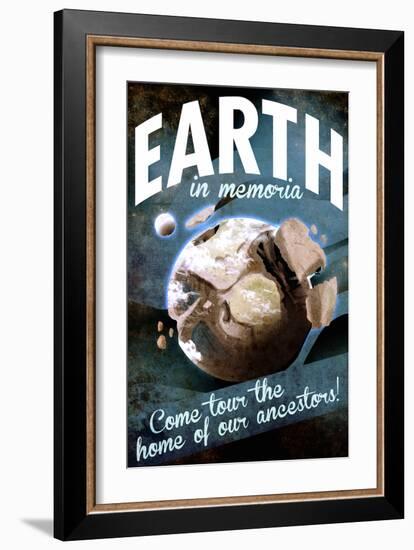 Future Earth, Tour the Home of Our Ancestors-Lynx Art Collection-Framed Art Print