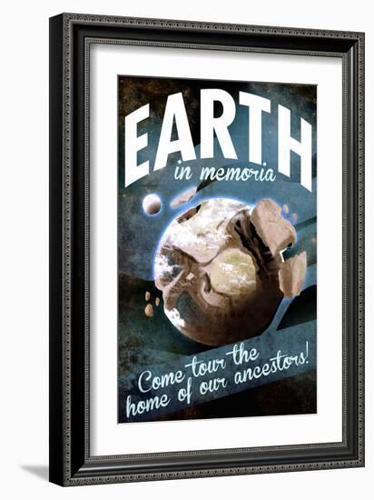 Future Earth, Tour the Home of Our Ancestors-Lynx Art Collection-Framed Art Print