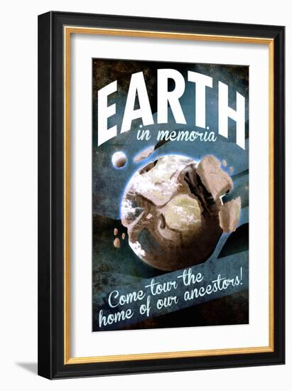 Future Earth, Tour the Home of Our Ancestors-Lynx Art Collection-Framed Art Print
