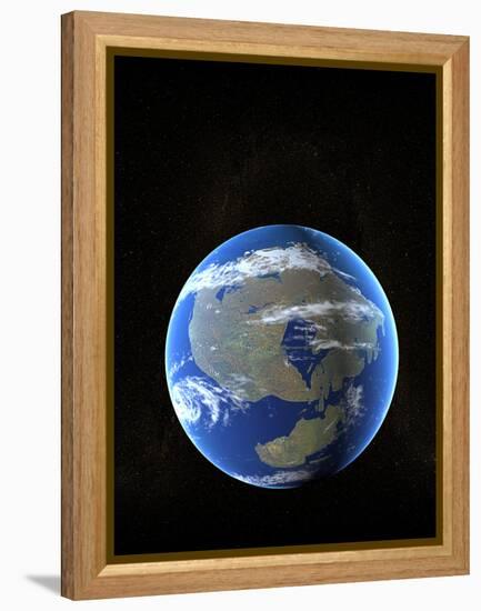 Future Earth-Christian Darkin-Framed Premier Image Canvas