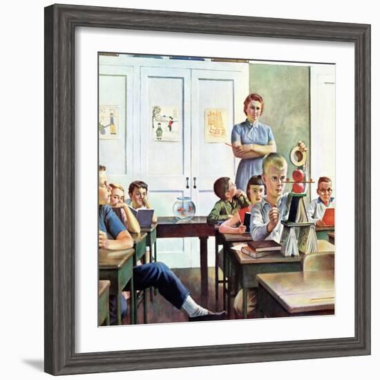 "Future Engineer", April 4, 1959-John Falter-Framed Giclee Print