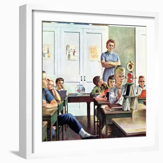 "Future Engineer", April 4, 1959-John Falter-Framed Giclee Print