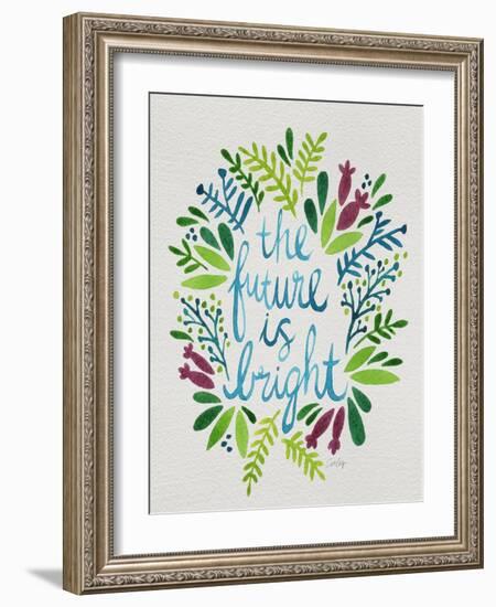 Future is Bright - Watercolor-Cat Coquillette-Framed Art Print