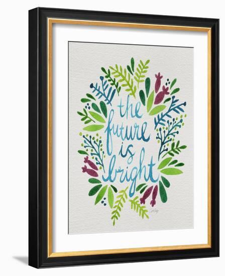 Future is Bright - Watercolor-Cat Coquillette-Framed Art Print