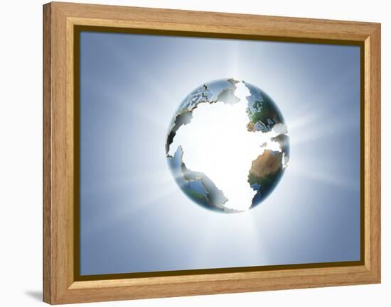 Future of the Earth, Conceptual Image-SMETEK-Framed Premier Image Canvas