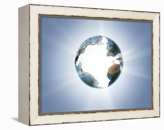 Future of the Earth, Conceptual Image-SMETEK-Framed Premier Image Canvas