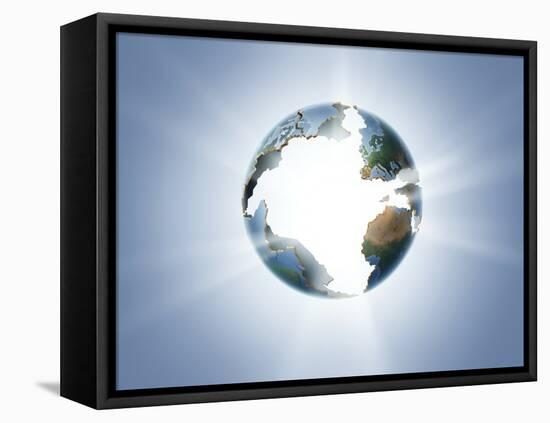 Future of the Earth, Conceptual Image-SMETEK-Framed Premier Image Canvas