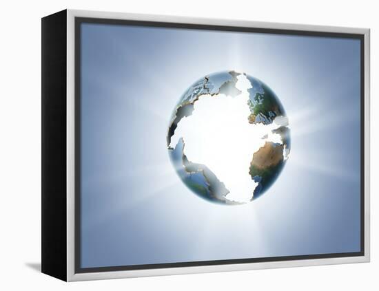 Future of the Earth, Conceptual Image-SMETEK-Framed Premier Image Canvas