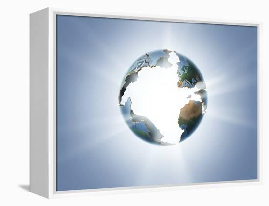 Future of the Earth, Conceptual Image-SMETEK-Framed Premier Image Canvas