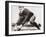 Future President Gerald Ford at Football Practice at University of Michigan, Ca. 1933-null-Framed Photo