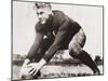 Future President Gerald Ford at Football Practice at University of Michigan, Ca. 1933-null-Mounted Photo