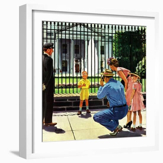 "Future President," September 25, 1948-George Hughes-Framed Giclee Print