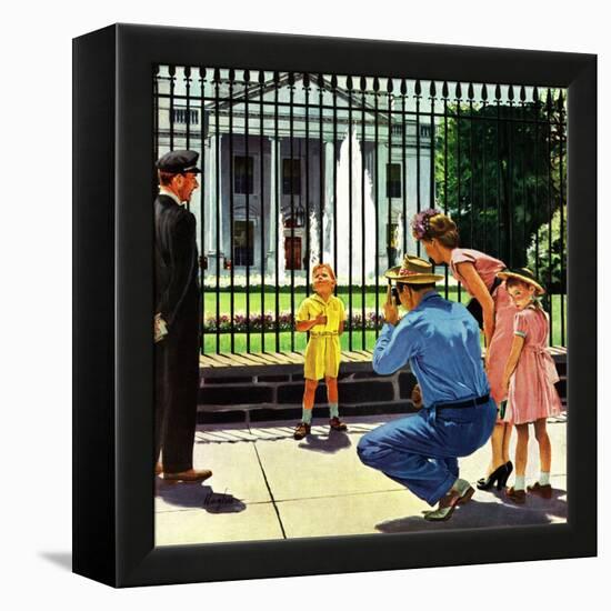 "Future President," September 25, 1948-George Hughes-Framed Premier Image Canvas