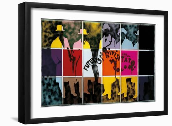 Futurism Revisited-Mario Schifano-Framed Giclee Print