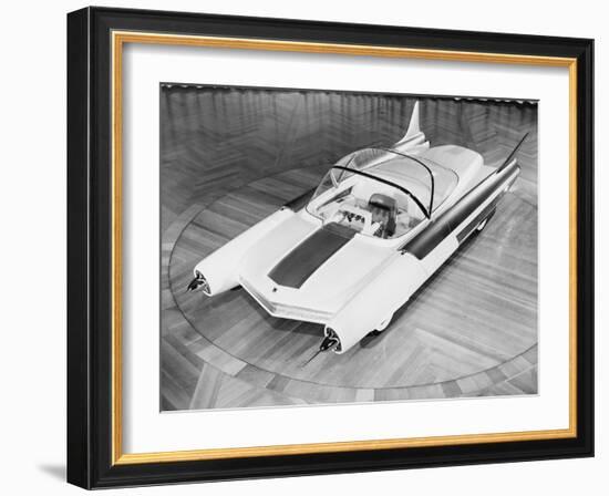 Futuristic Car, Circa Late 1950s-Early 1960s-null-Framed Photo