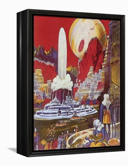 Futuristic City, 1941-Frank R. Paul-Framed Premier Image Canvas