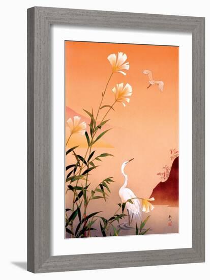 Fuyo and Tuyukusa-Haruyo Morita-Framed Art Print