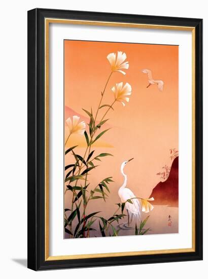 Fuyo and Tuyukusa-Haruyo Morita-Framed Art Print