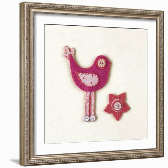 Fuzzy Bird I-Madeleine Millington-Framed Giclee Print