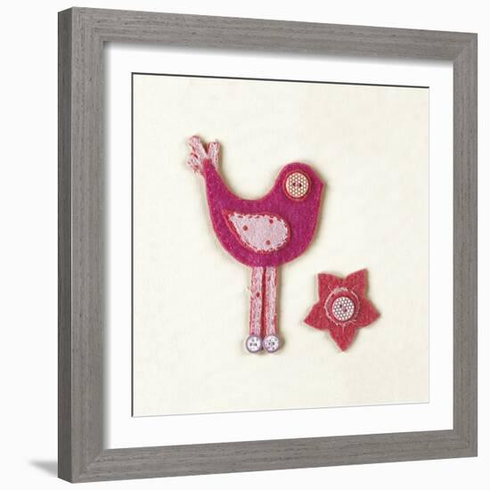 Fuzzy Bird I-Madeleine Millington-Framed Giclee Print