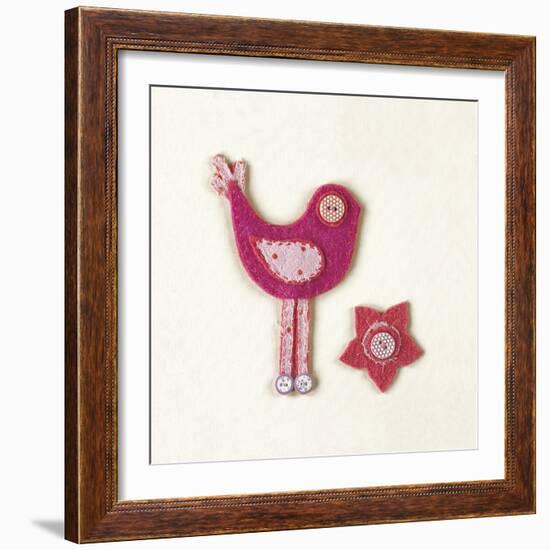 Fuzzy Bird I-Madeleine Millington-Framed Giclee Print