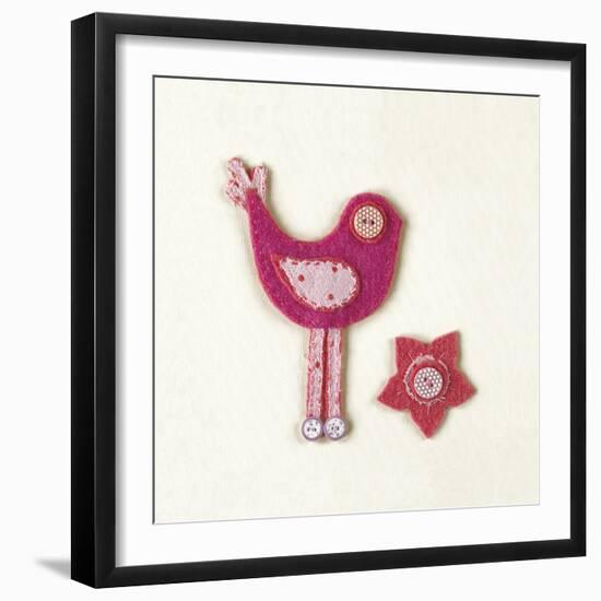 Fuzzy Bird I-Madeleine Millington-Framed Giclee Print