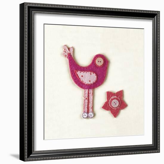 Fuzzy Bird I-Madeleine Millington-Framed Giclee Print