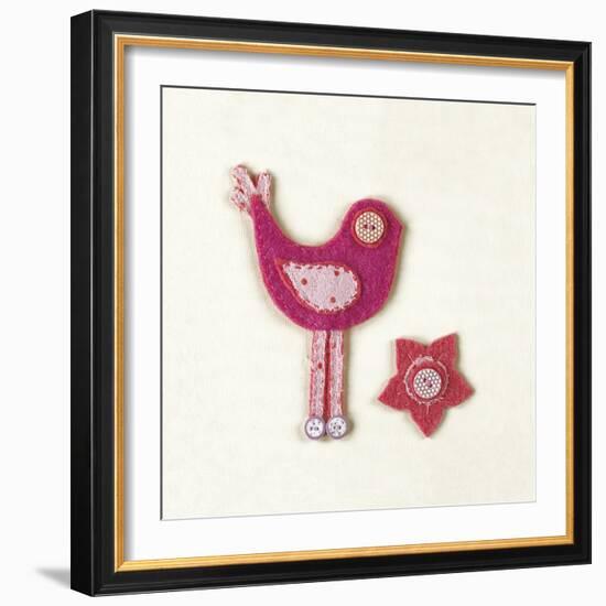 Fuzzy Bird I-Madeleine Millington-Framed Giclee Print