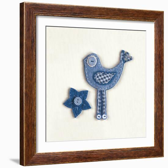 Fuzzy Bird II-Madeleine Millington-Framed Giclee Print