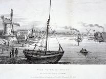 Vauxhall Bridge, London, 1829-FV Martens-Framed Giclee Print