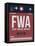 FWA Fort Wayne Luggage Tag II-NaxArt-Framed Stretched Canvas