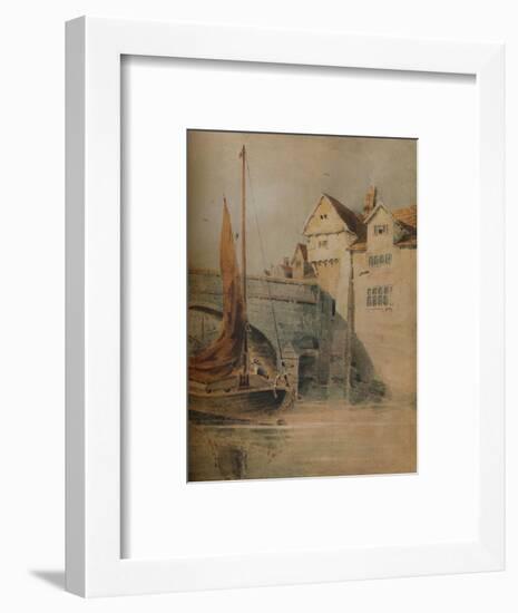 'Fye Bridge, Norwich', c1835, (1938)-John Thirtle-Framed Giclee Print