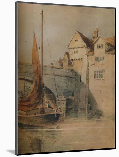 'Fye Bridge, Norwich', c1835, (1938)-John Thirtle-Mounted Giclee Print