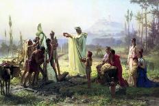 The Consecration of the Herma, 1874-Fyodor Andreyevich Bronnikov-Framed Giclee Print