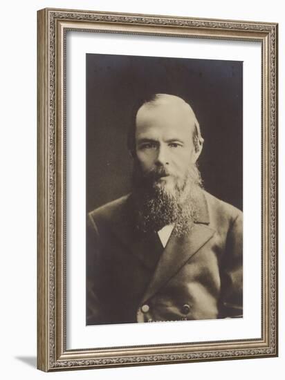 Fyodor Dostoyevsky, Russian Novelist and Short Story Writer-null-Framed Photographic Print