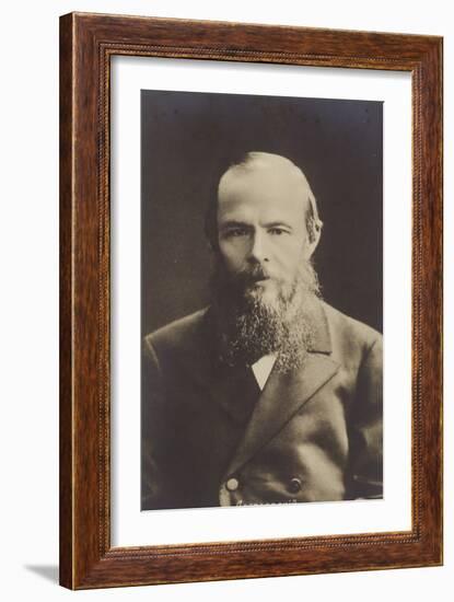 Fyodor Dostoyevsky, Russian Novelist and Short Story Writer-null-Framed Photographic Print