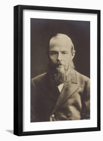 Fyodor Dostoyevsky, Russian Novelist and Short Story Writer-null-Framed Photographic Print