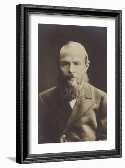 Fyodor Dostoyevsky, Russian Novelist and Short Story Writer-null-Framed Photographic Print