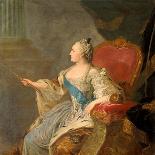 Portrait of Countess Ekaterina Nikolayevna Orlova (1758-178), C. 1779-Fyodor Stepanovich Rokotov-Framed Giclee Print