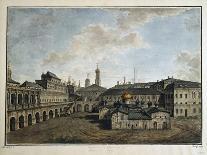 View of the Michael Palace and the Connetable Square, St Petersburg, C1800-Fyodor Yakovlevich Alexeev-Giclee Print