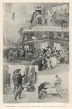 Gendarmes Charging the Rioters in the Place Des Grand Sablons, Brussels, Belgium, 1902-G Amato-Giclee Print