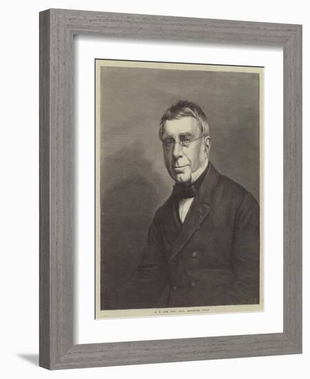 G B Airy, Lld, Frs, Astronomer Royal-null-Framed Giclee Print